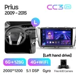 Штатна магнітола Teyes CC3 2k 6+128 Gb 360° Toyota Prius XW30 2009-2015 2