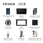 Штатна магнітола Teyes CC3 2k 6+128 Gb Ford Escape 1 2000-2007 4