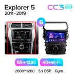Штатная магнитола Teyes CC3 2k 6+128 Gb Ford Explorer 5 2011-2019 (B) 4