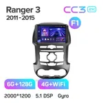 Штатна магнітола Teyes CC3 2k 6+128 Gb Ford Ranger 3 2011-2015 2