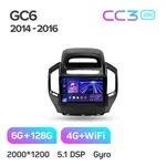 Штатная магнитола Teyes CC3 2k 6+128 Gb Geely GC6 1 2014-2016 2