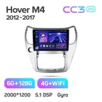 Штатная магнитола Teyes CC3 2k 6+128 Gb Great Wall Hover M4 1 2012-2017 2