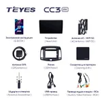 Штатна магнітола Teyes CC3 2k 6+128 Gb Hyundai Elantra 4 HD 2006-2012 2