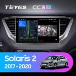 Штатная магнитола Teyes CC3 2k 6+128 Gb Hyundai Solaris 2 2017-2020 (A)