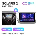 Штатная магнитола Teyes CC3 2k 6+128 Gb Hyundai Solaris 2 2017-2020 (B) 6