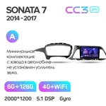 Штатна магнітола Teyes CC3 2k 6+128 Gb Hyundai Sonata 7 LF 2014-2017 (A) 6
