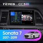 Штатная магнитола Teyes CC3 2k 6+128 Gb Hyundai Sonata 7 LF 2017-2019