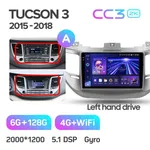 Штатна магнітола Teyes CC3 2k 6+128 Gb Hyundai Tucson 3 2015-2018 (A) 6