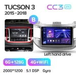Штатна магнітола Teyes CC3 2k 6+128 Gb Hyundai Tucson 3 2015-2018 (B) 6