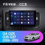 Штатна магнітола Teyes CC3 2k 6+128 Gb Infiniti Q70 1 2013-2020