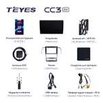 Штатна магнітола Teyes CC3 2k 6+128 Gb Jeep Grand Cherokee WK2 2010-2013 2