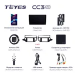 Штатна магнітола Teyes CC3 2k 6+128 Gb Kia RIO 4 K3 2015-2017 2