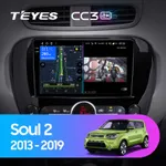 Штатна магнітола Teyes CC3 2k 6+128 Gb Kia Soul 2 PS 2013-2019 (A)