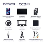 Штатная магнитола Teyes CC3 2k 6+128 Gb LADA Xray 2015-2019 2