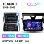 Штатна магнітола Teyes CC3 2k 6+128 Gb Nissan Teana J33 2013-2015 (A) 10" 2