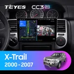 Штатна магнітола Teyes CC3 2k 6+128 Gb Nissan X-Trail 1 T30 2000-2007