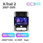 Штатна магнітола Teyes CC3 2k 6+128 Gb Nissan X-Trail 2 T31 2007-2015 10" 2