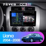 Штатна магнітола Teyes CC3 2k 6+128 Gb Suzuki Liana 1 2004-2008