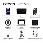 Штатная магнитола Teyes CC3 2k 6+128 Gb Toyota Land Cruiser 11 200 2015-2020 2