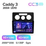 Штатная магнитола Teyes CC3 2k 6+128 Gb Volkswagen Caddy 2K 3 2004-2010 2