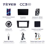 Штатна магнітола Teyes CC3 2k 6+128 Gb Volkswagen Golf 6 2006-2018 2