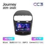 Штатная магнитола Teyes CC3 4+64 Gb Dodge Journey JC 2011-2020 2