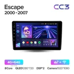 Штатная магнитола Teyes CC3 4+64 Gb Ford Escape 1 2000-2007 2