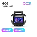 Штатная магнитола Teyes CC3 4+64 Gb Geely GC6 1 2014-2016 2