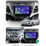 Штатна магнітола Teyes CC3 4+64 Gb Hyundai Elantra 5 JK GD MD UD 2010-2016 3