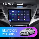 Штатна магнітола Teyes CC3 4+64 Gb Hyundai Elantra 5 JK GD MD UD 2010-2016