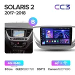 Штатна магнітола Teyes CC3 4+64 Gb Hyundai Solaris 2 2017-2020 (B) 2