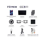 Штатная магнитола Teyes CC3 4+64 Gb Hyundai Sonata NF 2008-2010 (B) 6