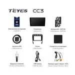 Штатная магнитола Teyes CC3 4+64 Gb Porsche Cayenne 1 9PA 2002-2010 5