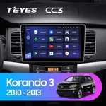 Штатна магнітола Teyes CC3 4+64 Gb SsangYong Korando 3, Actyon 2 (0 Din) 2013-2017