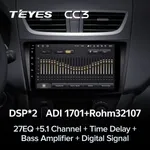 Штатна магнітола Teyes CC3 4+64 Gb Suzuki Swift 4 2011-2017 3