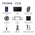 Штатна магнітола Teyes CC3 4+64 Gb Toyota Corolla 9 E120 2004-2006 5