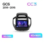 Штатная магнитола Teyes CC3 6+128 Gb Geely GC6 1 2014-2016 2