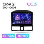 Штатна магнітола Teyes CC3 6+128 Gb Honda CR-V 2 2001-2006 2