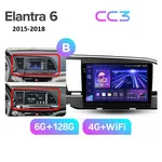 Штатная магнитола Teyes CC3 6+128 Gb Hyundai Elantra 6 2015-2018 (B) 2