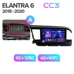 Штатная магнитола Teyes CC3 6+128 Gb Hyundai Elantra 6 2018-2020 (A) 2