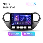 Штатная магнитола Teyes CC3 6+128 Gb Hyundai i10 2013-2016 2