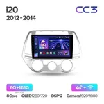 Штатная магнитола Teyes CC3 6+128 Gb Hyundai i20 2 2012-2014 2