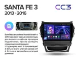 Штатна магнітола Teyes CC3 6+128 Gb Hyundai Santa Fe 3 2013-2016 (B) 3