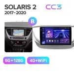 Штатна магнітола Teyes CC3 6+128 Gb Hyundai Solaris 2 2017-2020 (B) 2