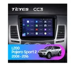 Штатна магнітола Teyes CC3 6+128 Gb Mitsubishi Pajero Sport 2 L200 Triton 2008-2016 (CAN BUS)