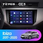 Штатна магнітола Teyes CC3 6+128 Gb Seat Ibiza 2017-2020