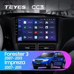 Штатная магнитола Teyes CC3 6+128 Gb Subaru Forester 3 SH 2007-2013, Impreza GH GE 2007-2011