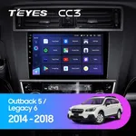 Штатна магнітола Teyes CC3 6+128 Gb Subaru Outback 5 2014-2018, Legacy 6 2014-2017