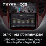 Штатна магнітола Teyes CC3 6+128 Gb Toyota Highlander 1 XU20 2001-2007 5