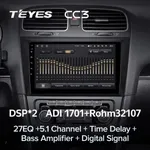Штатна магнітола Teyes CC3 6+128 Gb Volkswagen Golf 6 2006-2018 3